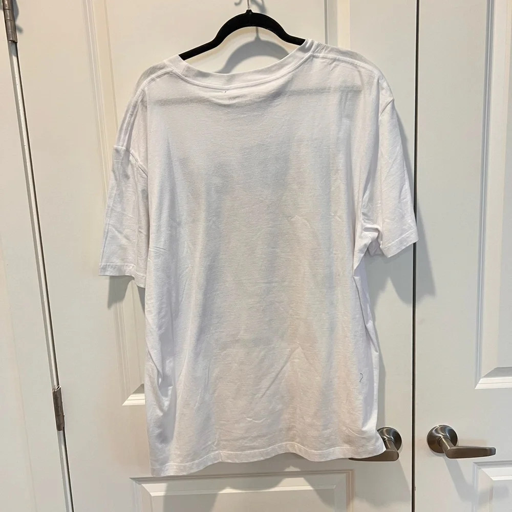 True Religion White Graphic Tee
